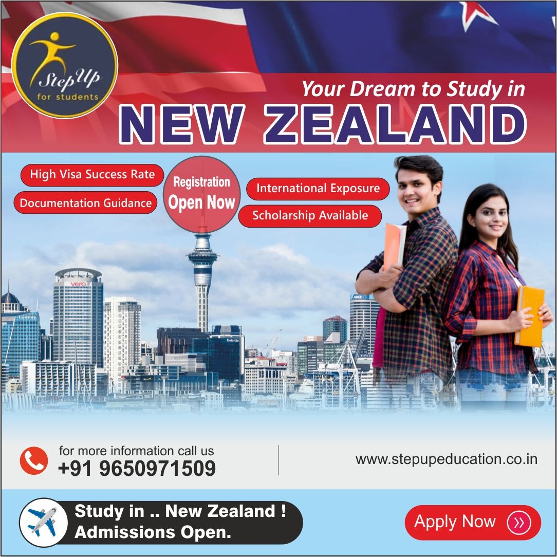 New Zealand Study Visa Consultant in Delhi: Stepup Education 