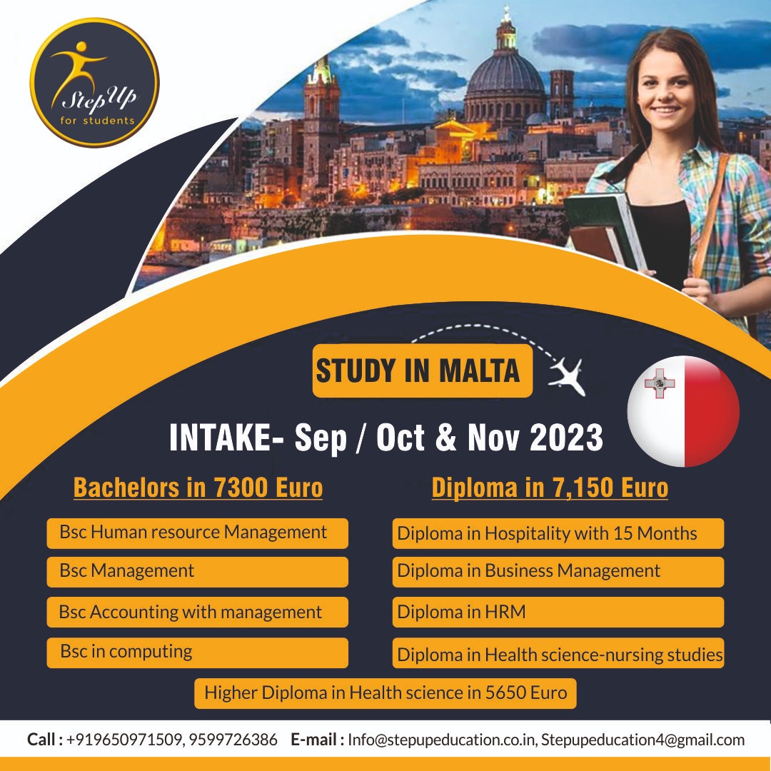 How to Apply for a Student Visa in Malta - Stepup Education Student Visa Agency in Delhi